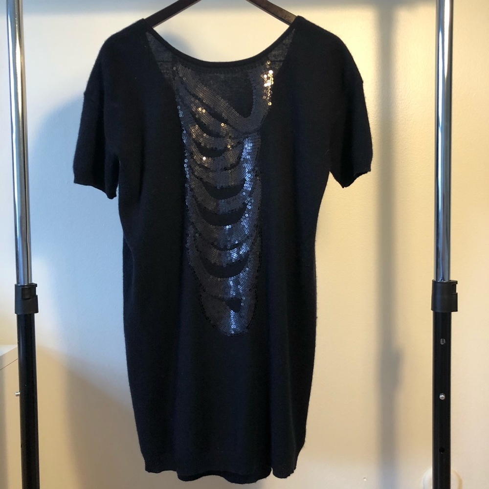 💖 Like new, dark Blue 100% cashmere Tunic